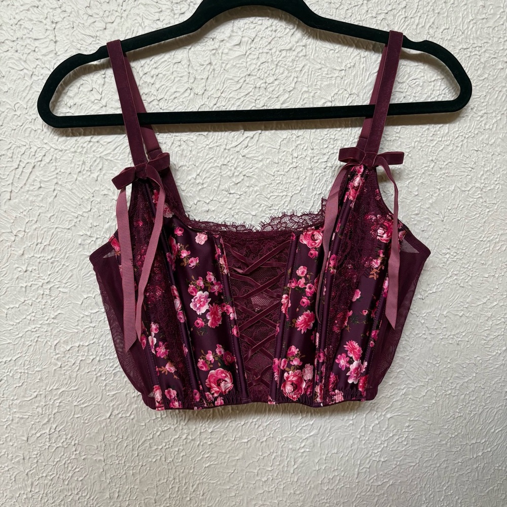 VICTORIA'S SECRET Dream Angel's Lace Up Corset Bra